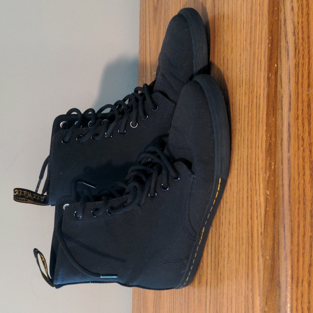 Doc Martens Shoreditch canvas high top sneakers